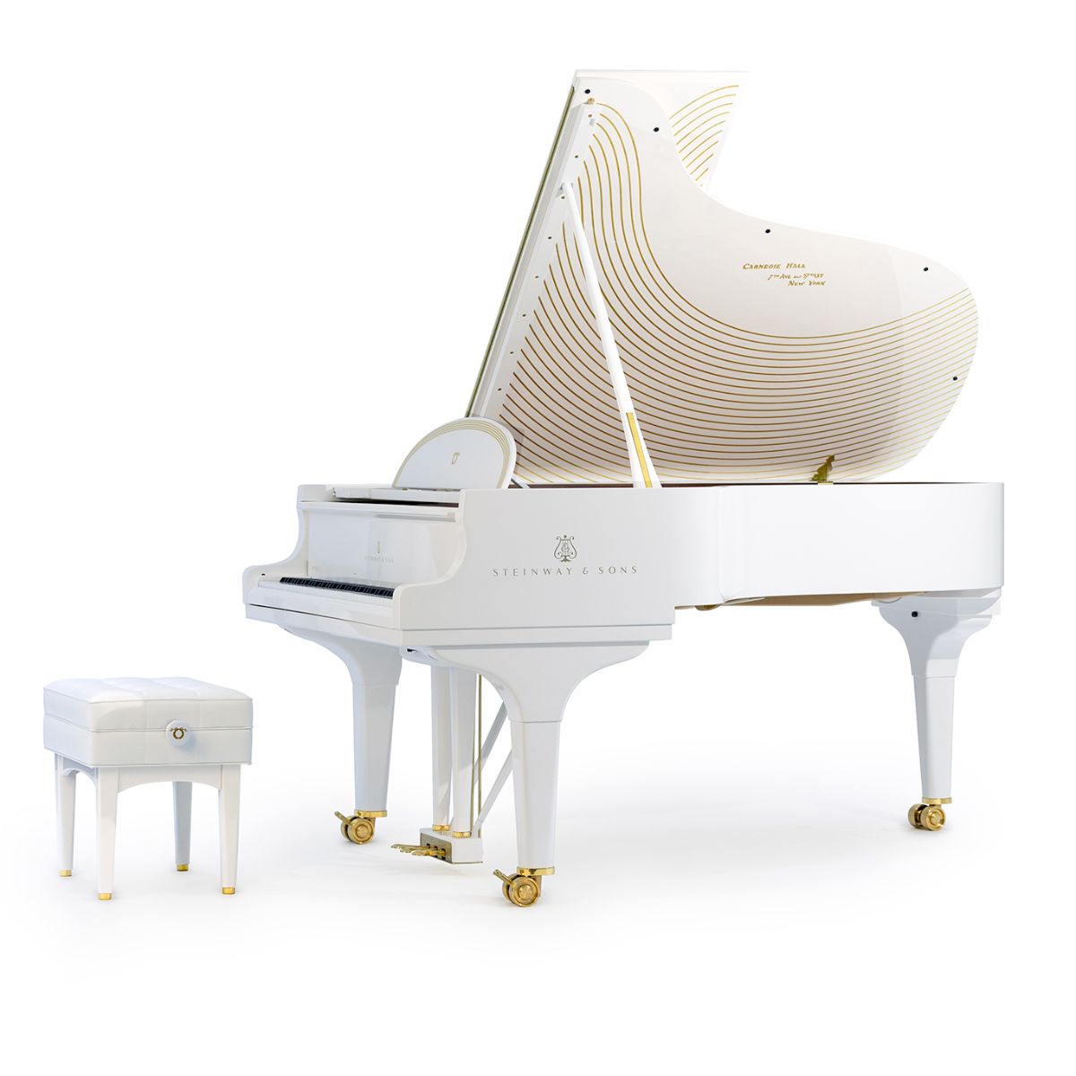 Carnegie 421A5901 white quarter treble square